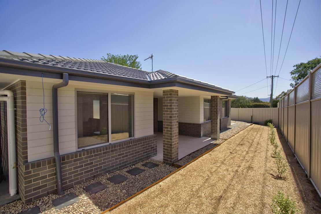 Canberra Granny Flat Builders Chisholm Display Home - Side