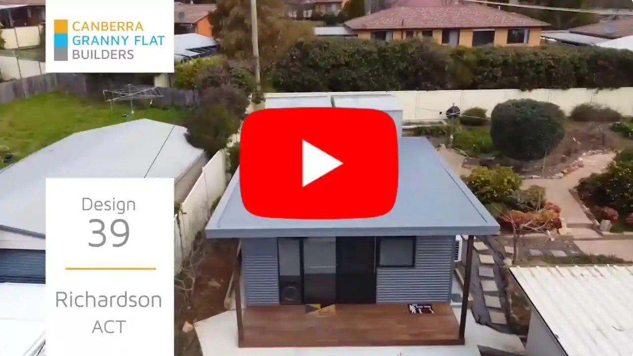 1 Bedroom Fully Self Contained Granny Flat (Richardson, Design 39)