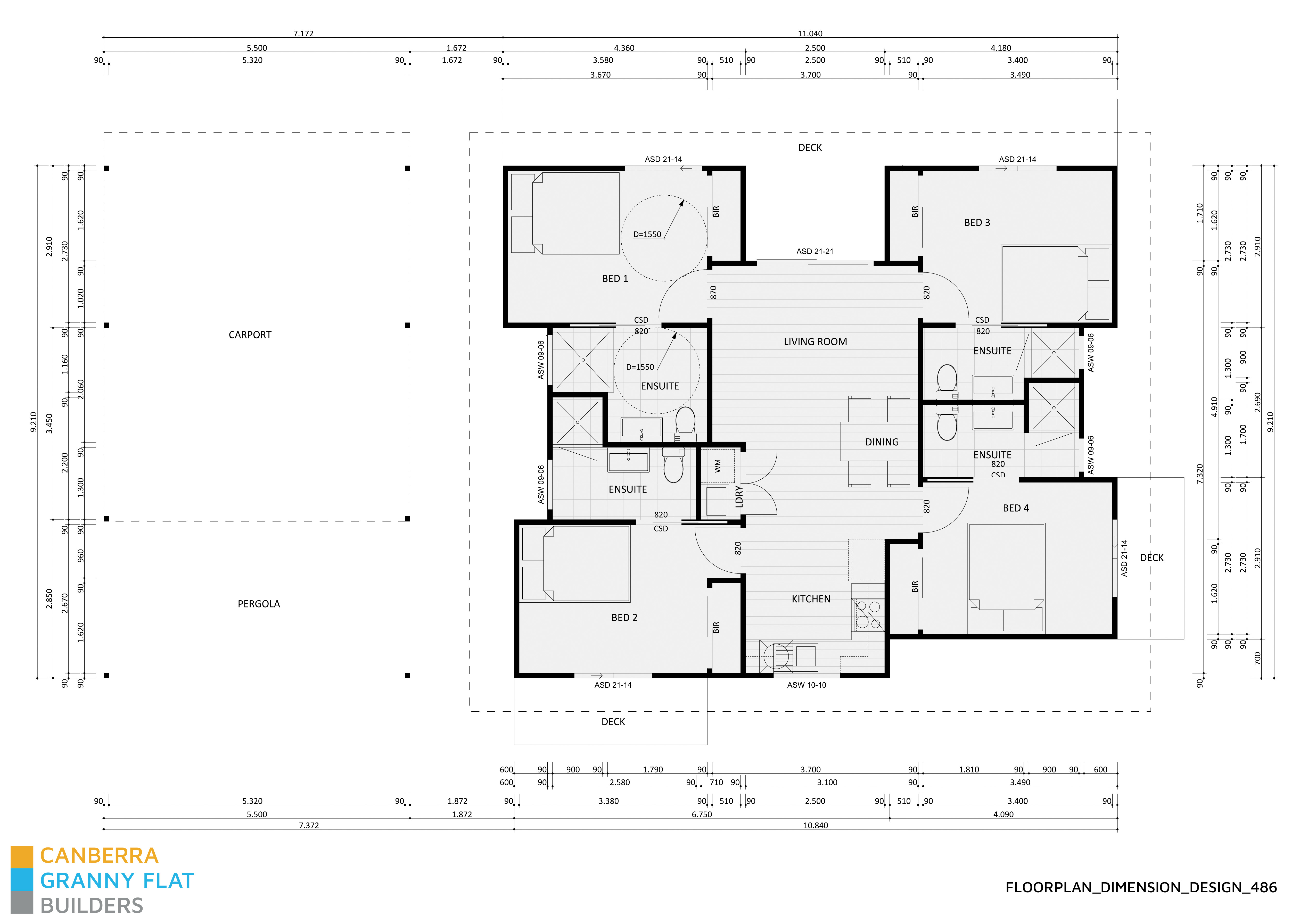Dimensions Design 486
