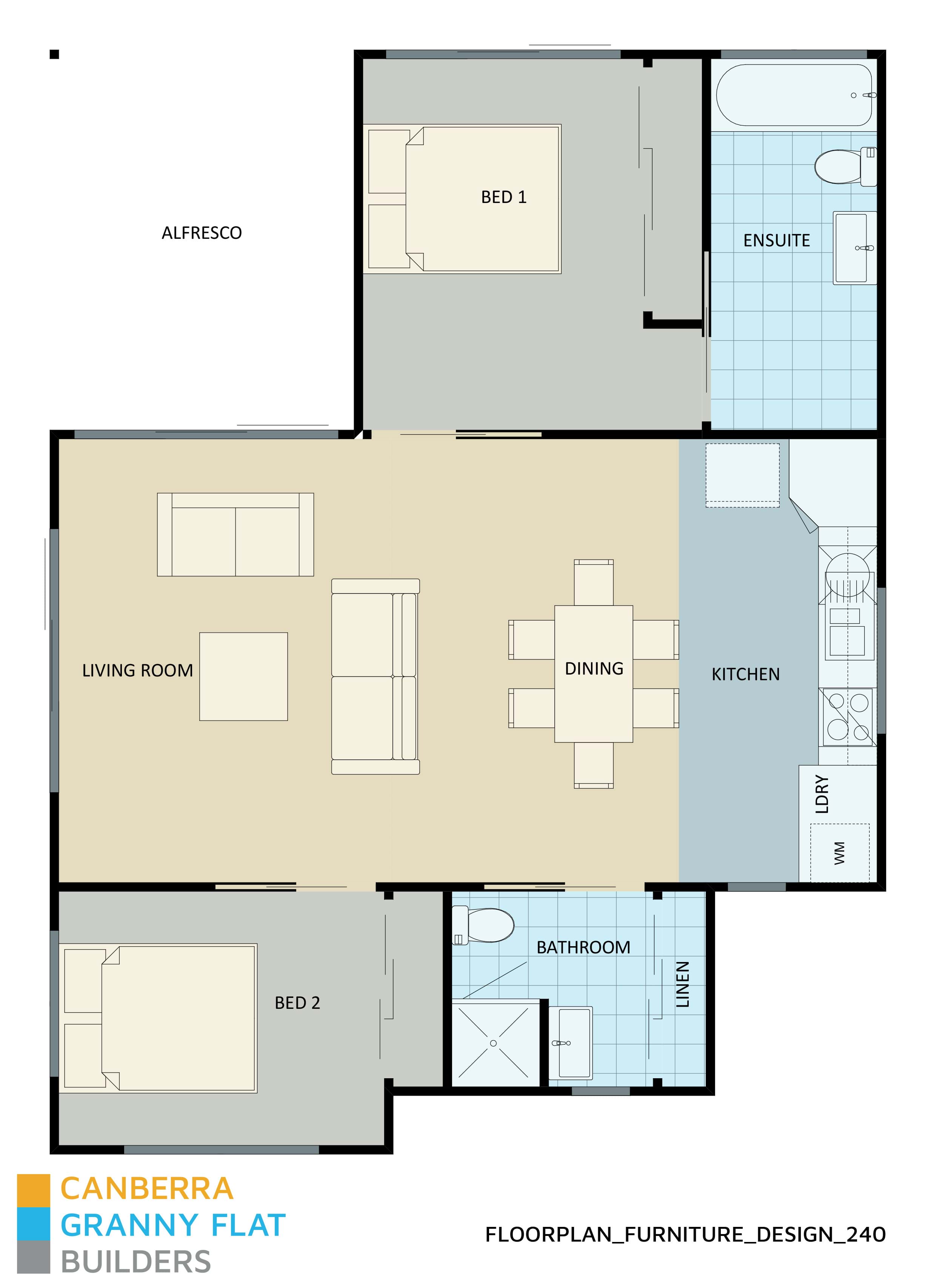 Floor Plan Furniture Design 240