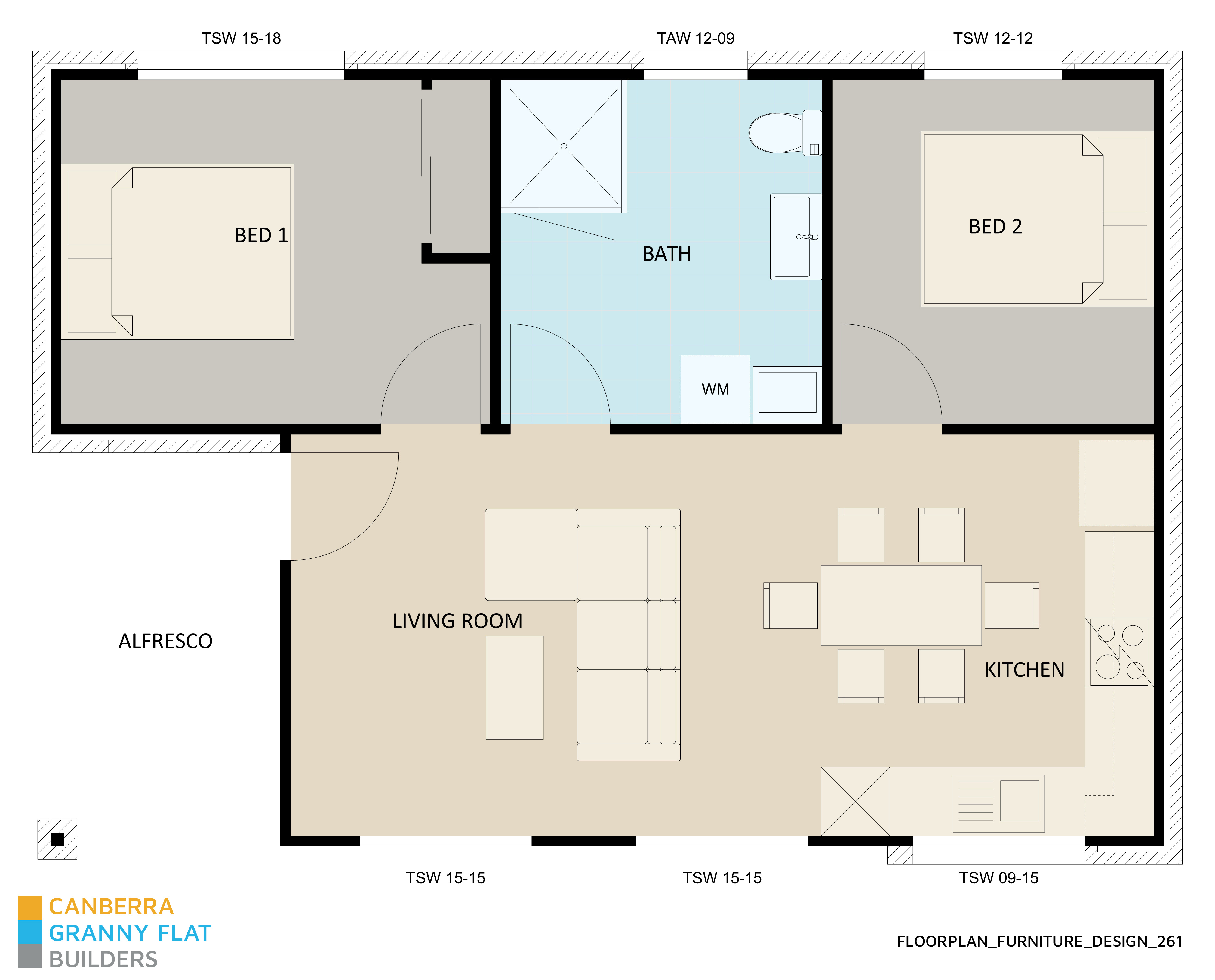 Floor Plan Furniture Design 261