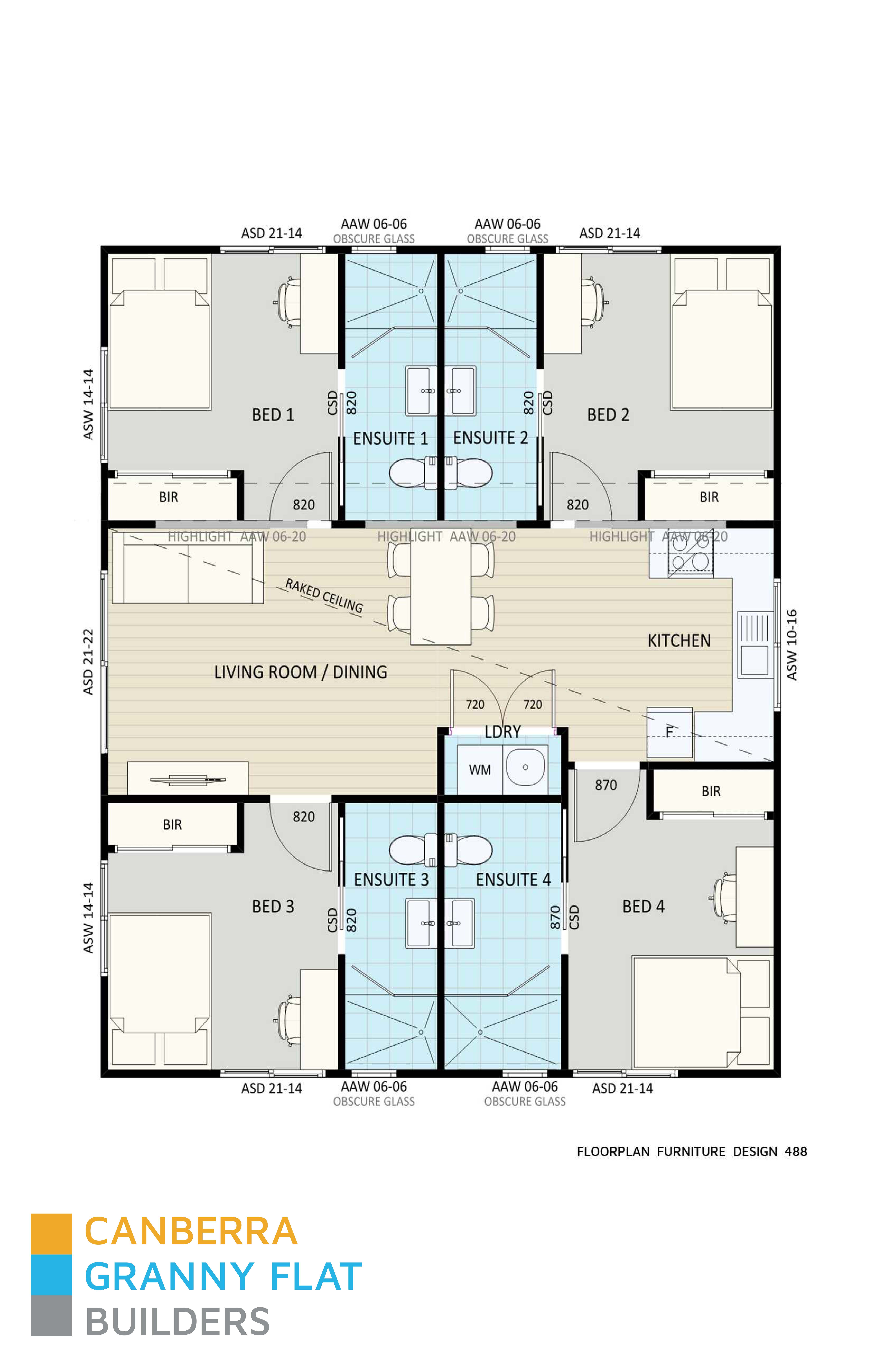 Floor Plan Furniture Design 488