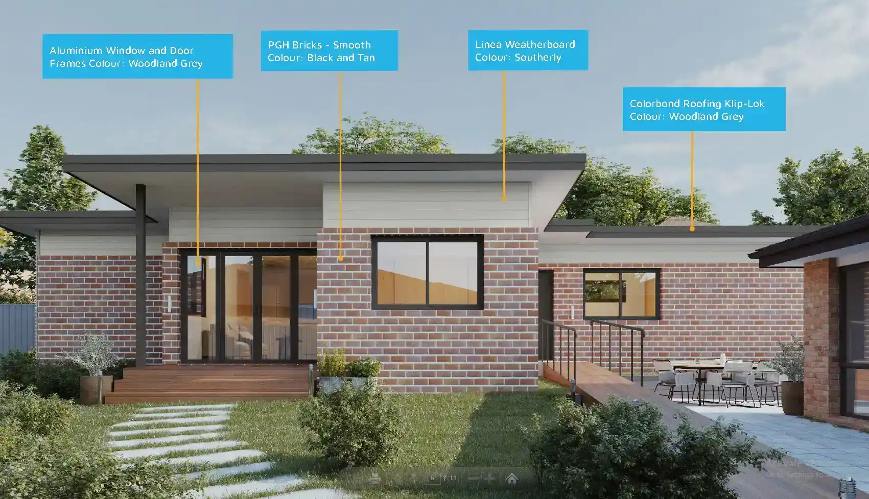 Materials used for Design 326